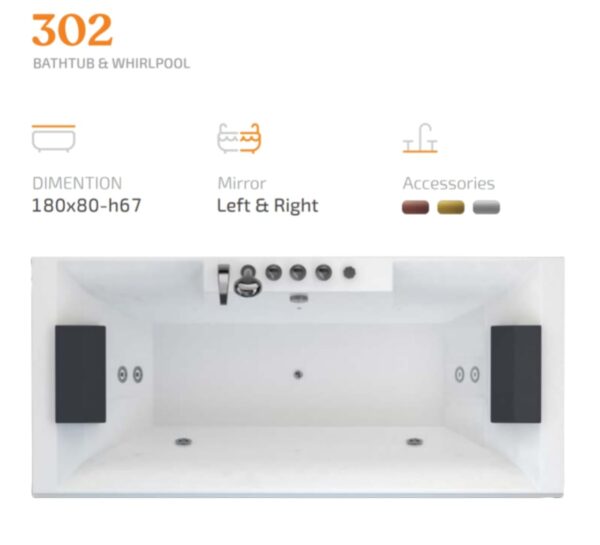 وان جکوزی باداب مدل BA302 - Image 2